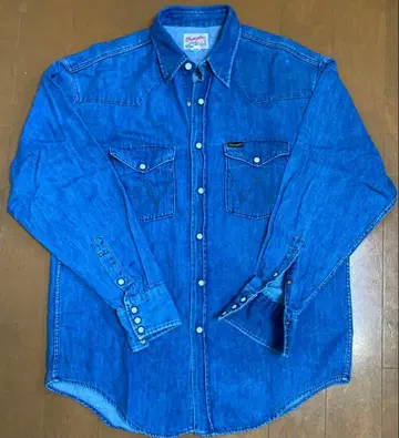 Wrangler 랭글러 웨스턴 데님 셔츠 M 사이즈