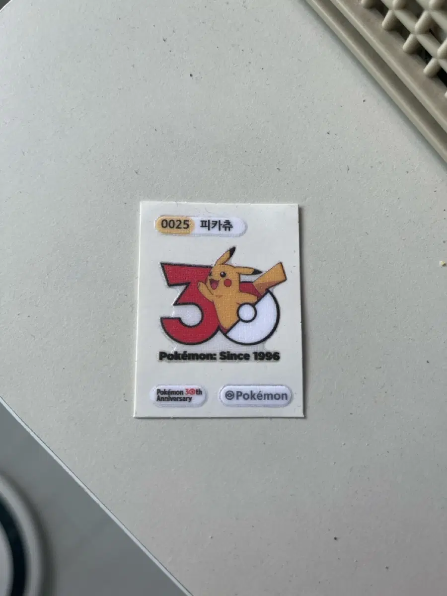 포켓몬 30주년 피카츄 띠부실