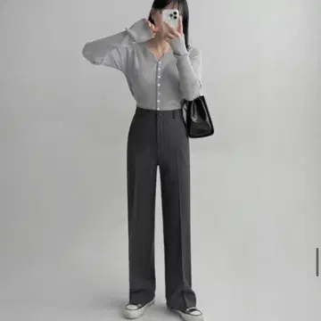 AWAB 스트레이트 슬랙스 팬츠 택 포함 새상품