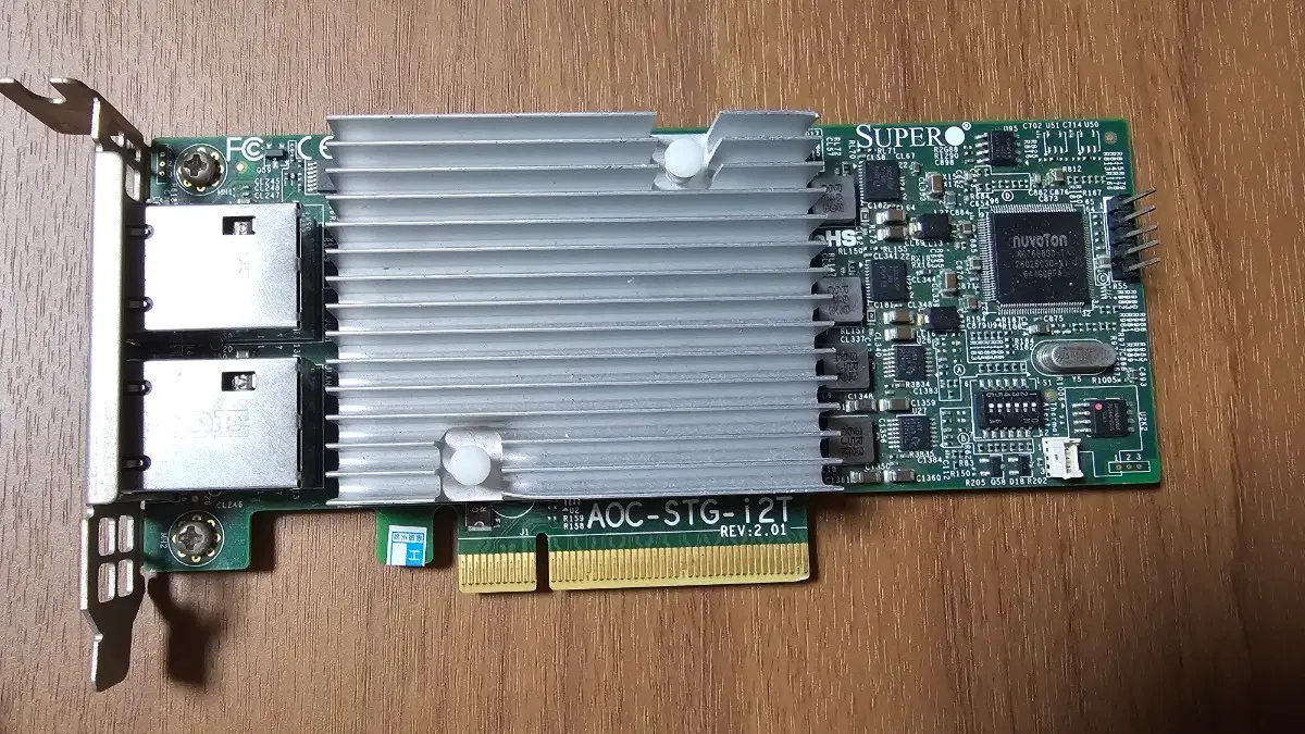 X540-T2 SUPERMICRO AOC-STG-I2T 10GbE 랜카드