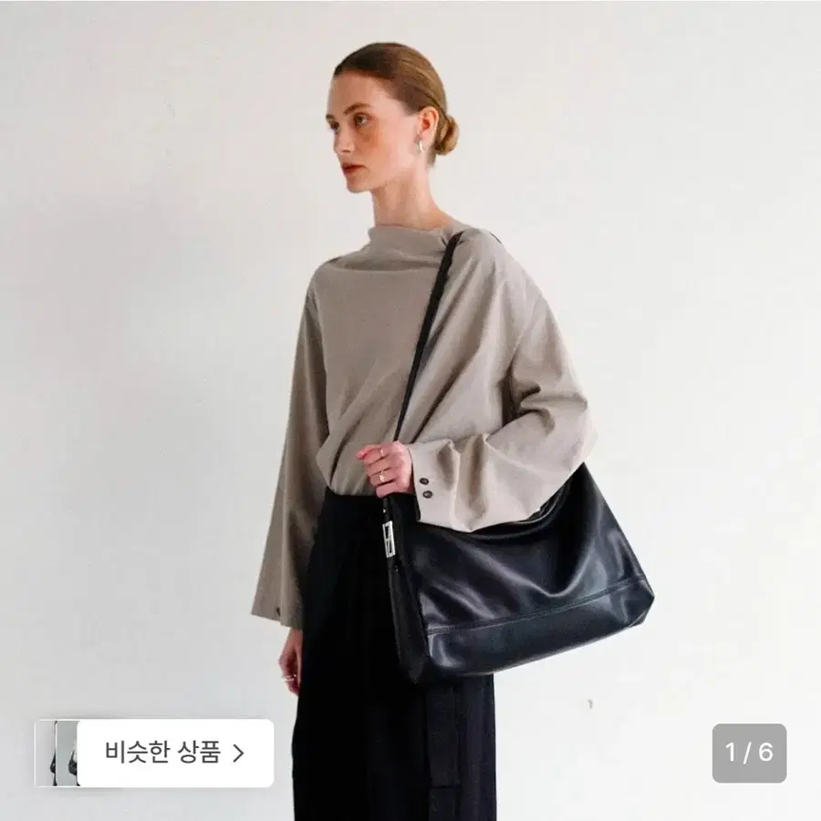 호제(HOZE) 마운트호보 블랙 소가죽 가방