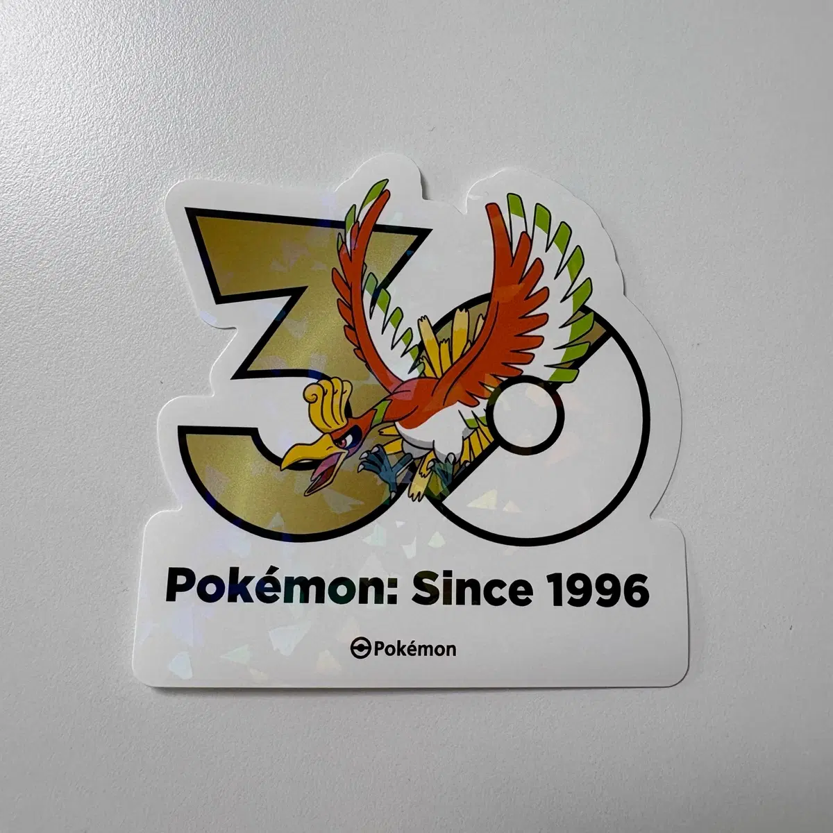 포켓몬 30주년 로고스티커 칠색조