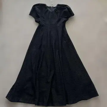 [ CLANE ] 클라네 DOT MESH ONE PIECE 블랙
