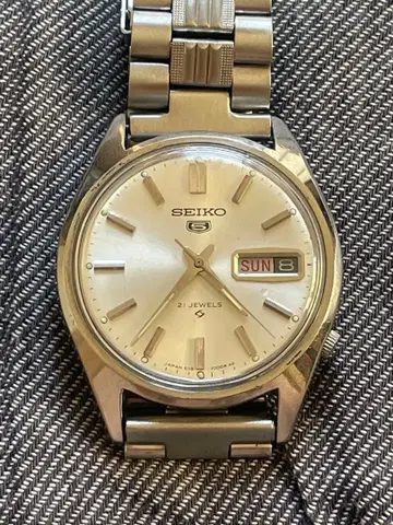 SEIKO 파이브 자동 와인딩 작동품