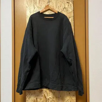 BEAMS JAPAN 맨투맨 블랙 L 일본제