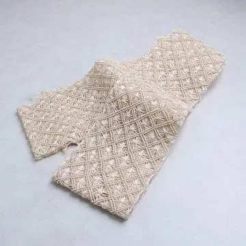 [ 새상품 ] 혼다야 겐베이 금제 바쇼츠우후단몬 반폭 오비 (시라네)