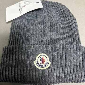 MONCLER 니트 비니 그레이
