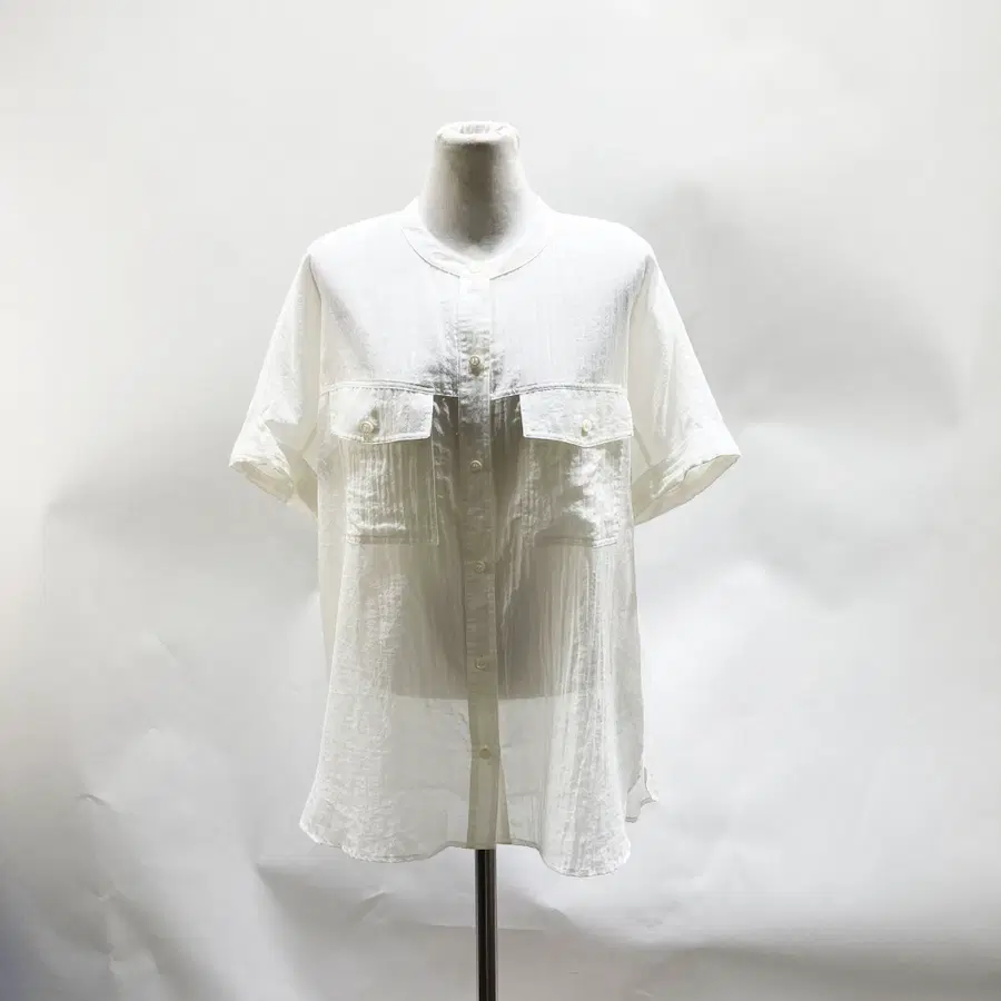 띠어리 정품 여성 시스루헨리넥셔츠 M 진스센스