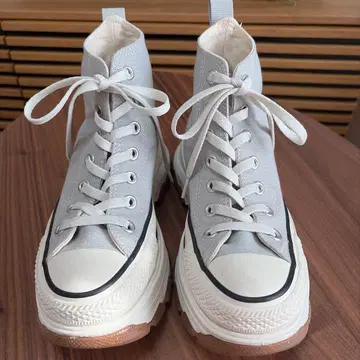 22.5cm 컨버스 올스타 통굽 하이컷 스니커즈