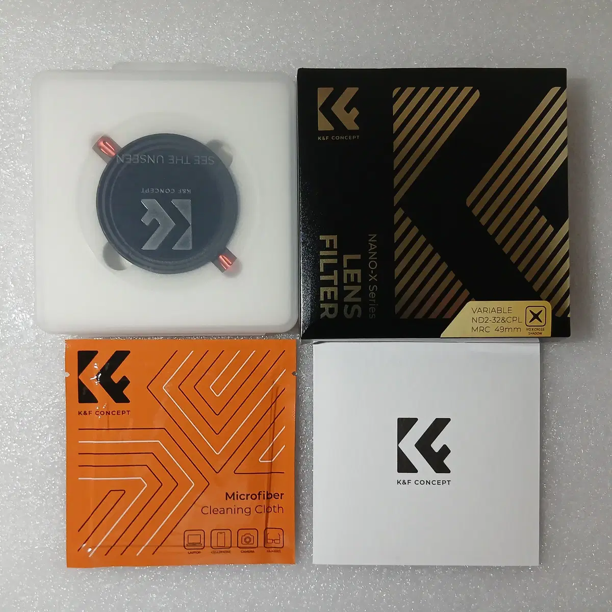 K&F Concept 49mm NANO-X 가변 ND2-32+CPL 2in1 필터