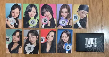 TWICE THIS IS FOR 투어 업그레이드 굿즈 트레이딩 카드