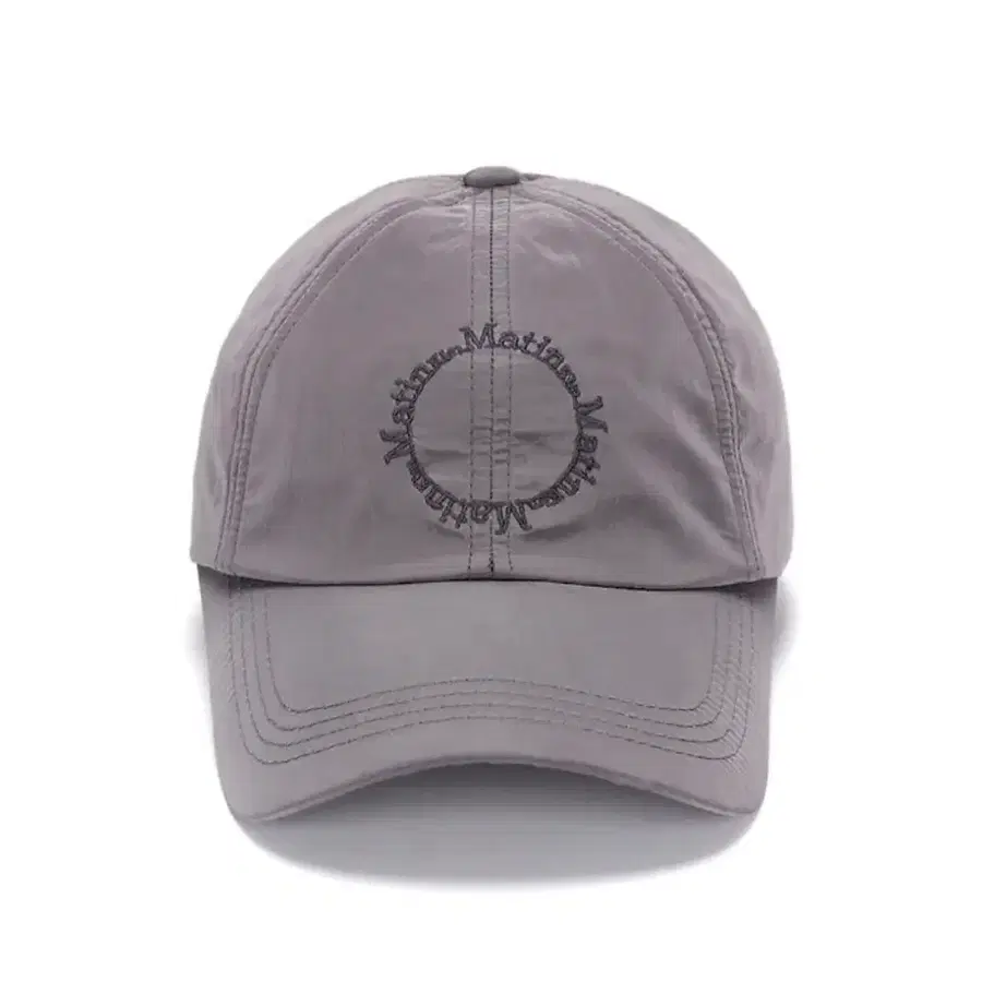 마뗑킴 macaron logo ball cap silver