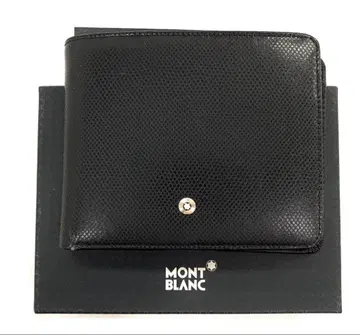 T06/115 MONTBLANC 몽블랑 컴팩트 지갑 화이트 스타