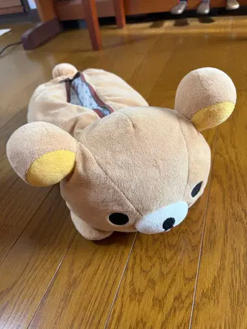 리락쿠마 봉제 인형형 티슈 케이스