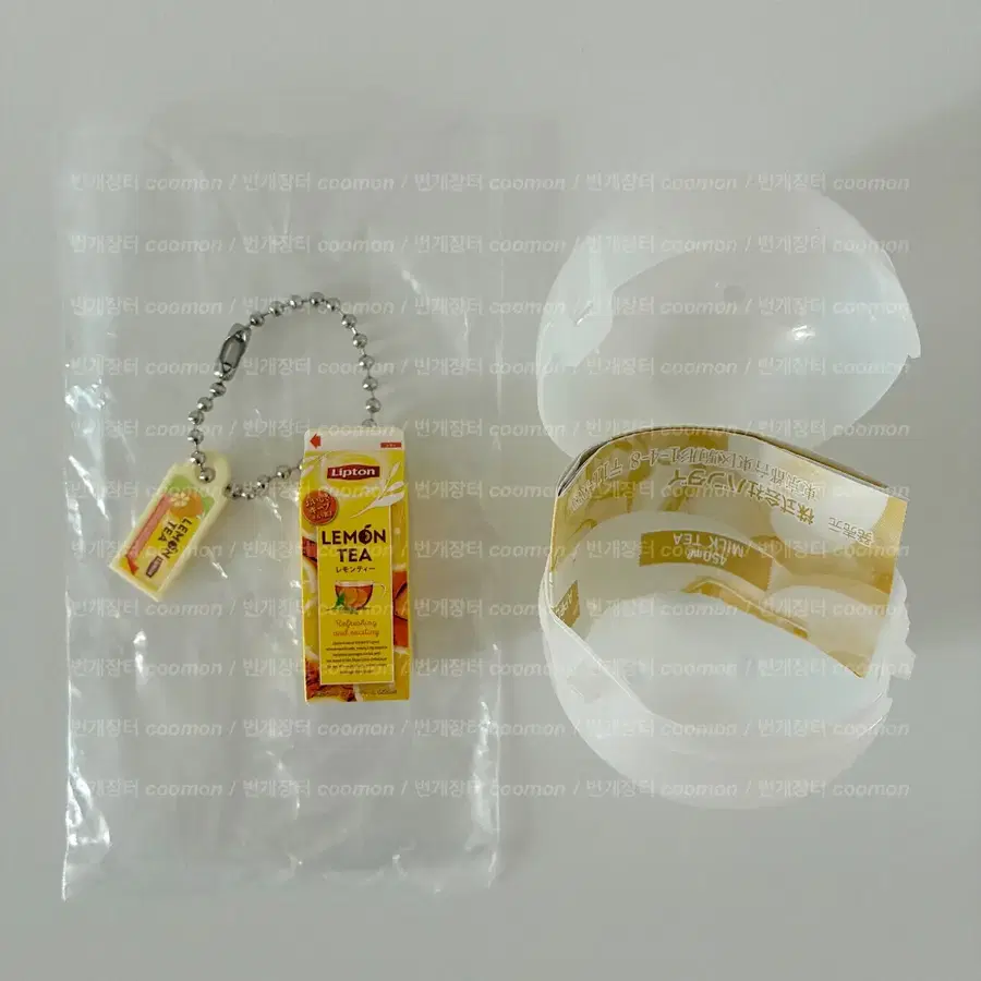 립톤 미니어처 키링 가챠(레몬티 900ml)