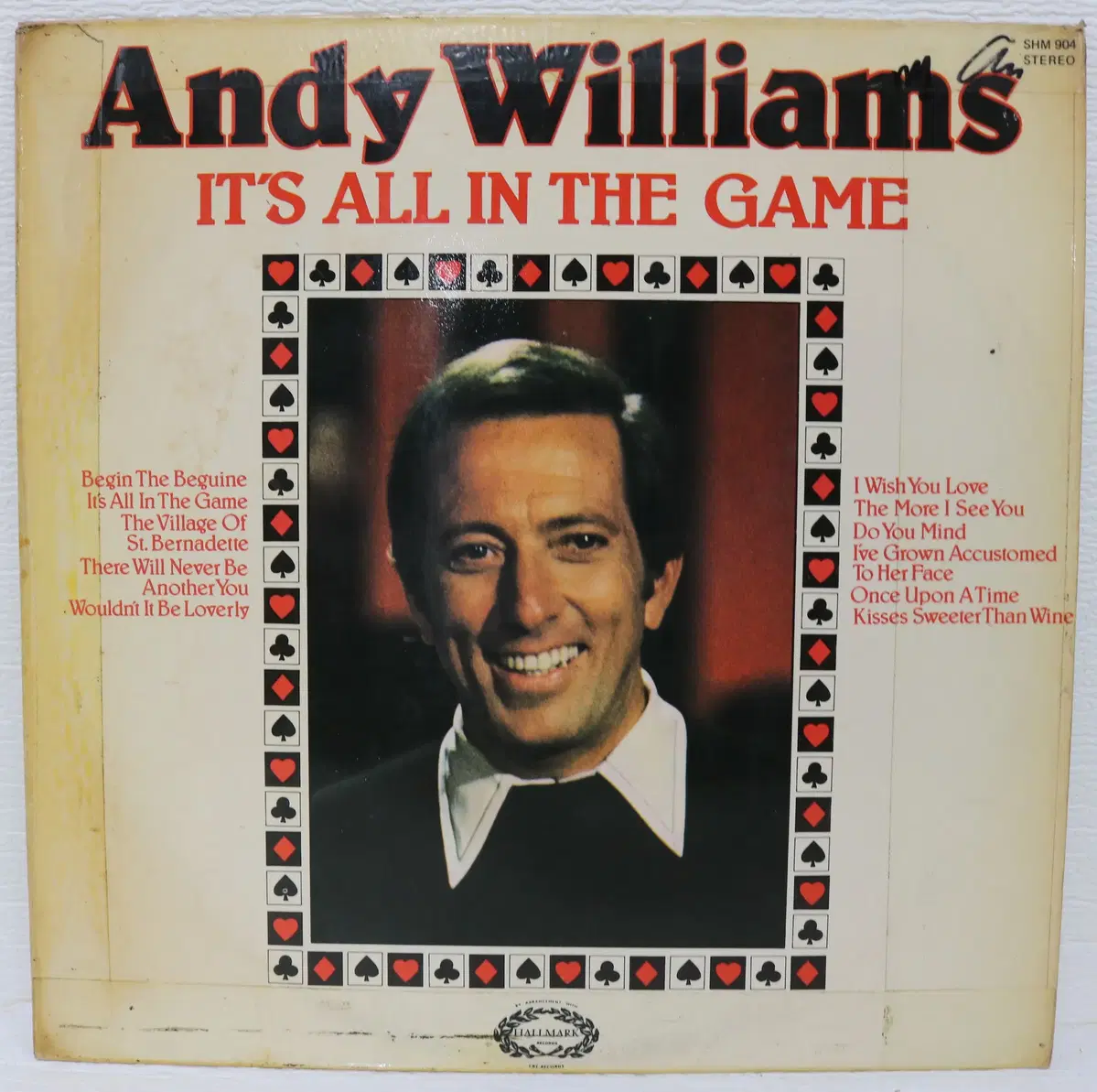 [NO.6047] ANDY WILLIAMS 잉글랜드 수입LP