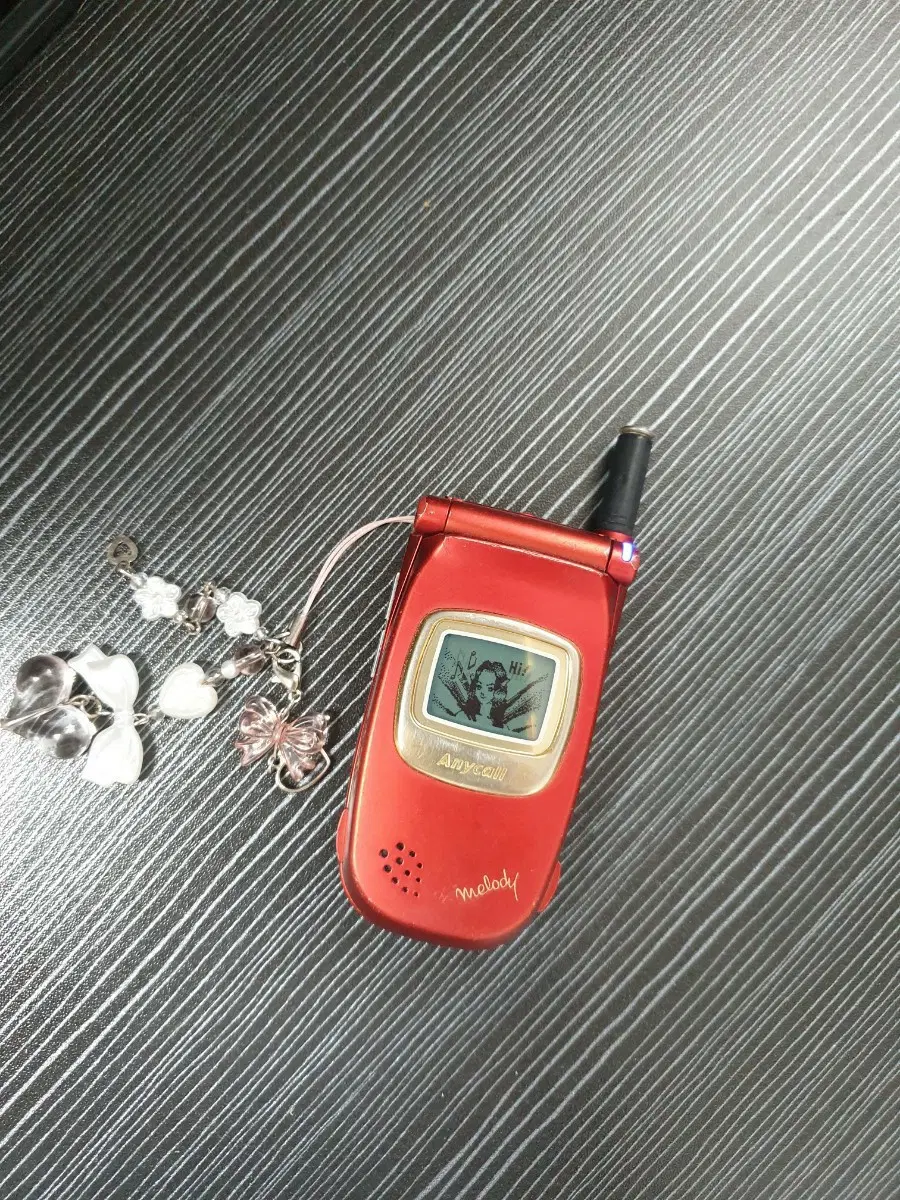 [흑백폴더]삼성애니콜 멜로디폰 빨강 푸쉬푸쉬/테트리스/SPH-X1300