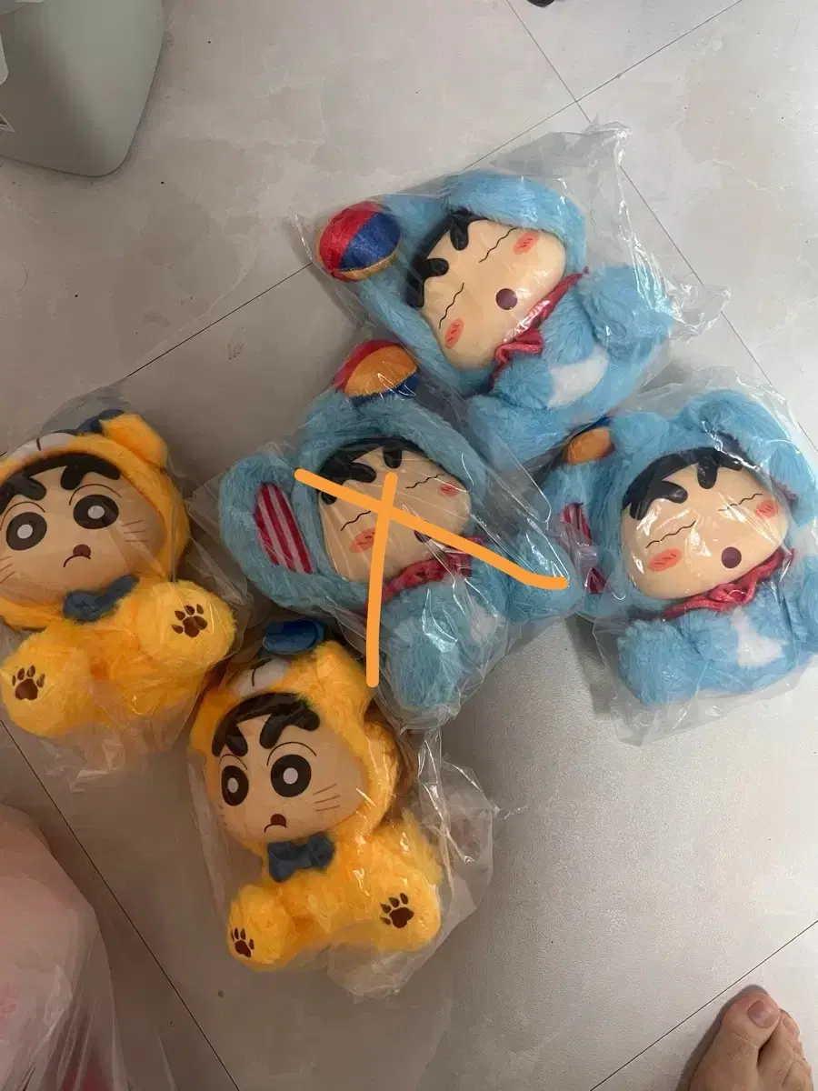 [미개봉] 짱구 서커스 동물원 라부부 인형