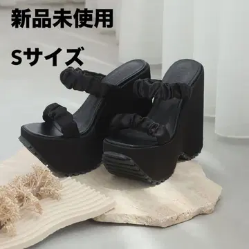 Darich 새틴 플랫폼 샌들