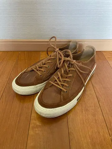 구제 clarks 가죽 스니커즈 클락스 브라운 가죽 스웨이드