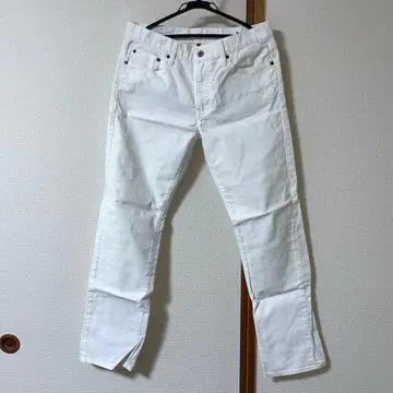 UNIQLO UJ 화이트 데님 팬츠 32인치