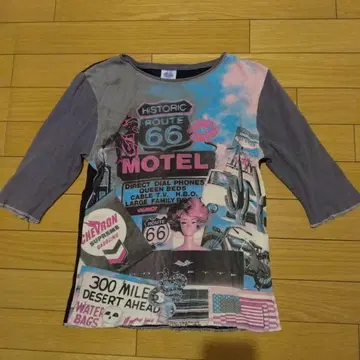 캐나다제 itsus Route 66 티셔츠 여성용 빈티지풍