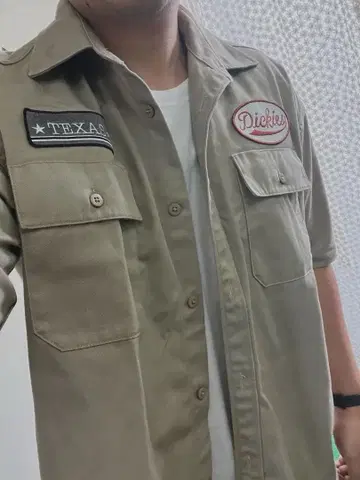 빈티지 Dickies 워크 셔츠