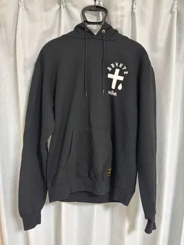 PHATRNK x SRVNTZ 한정판 콜라보 후드티 블랙