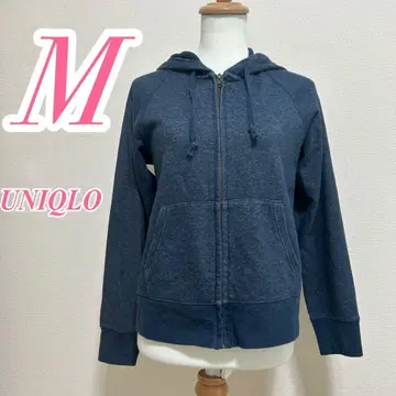 UNIQLO 유니클로 집업 긴팔 후드티 네이비 M 캐주얼