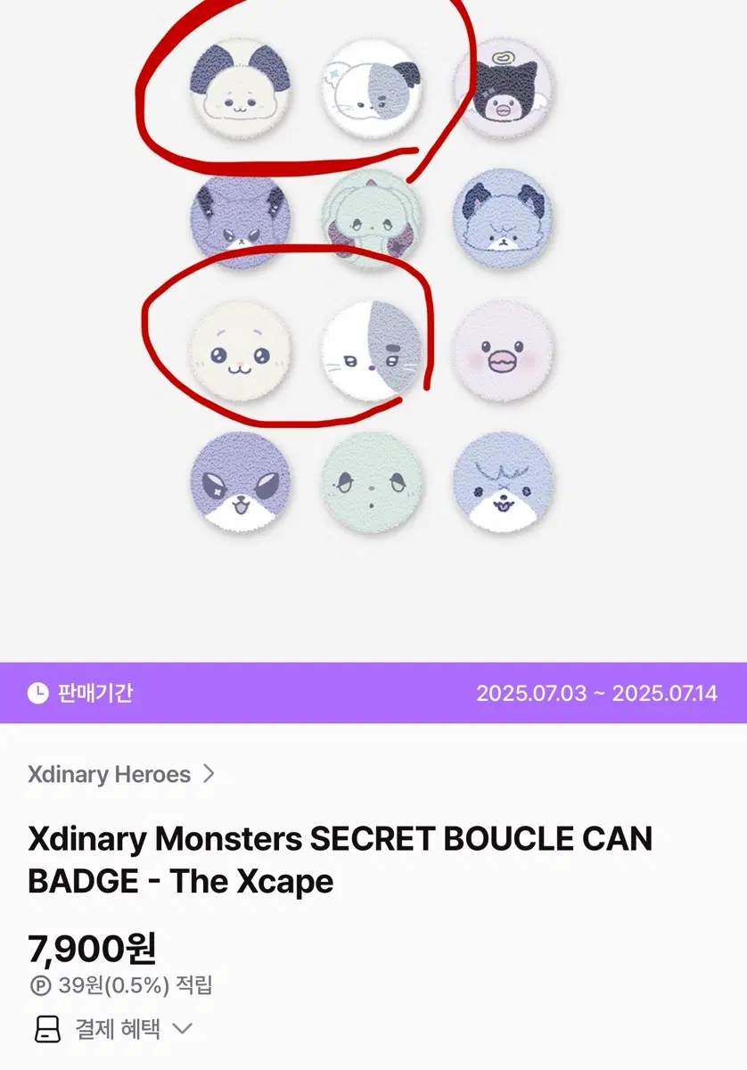 구해요) 엑디즈 부클 뱃지 냥듀 햄일