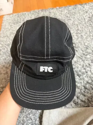 FTC 제트 캡 블랙 화이트 스티치