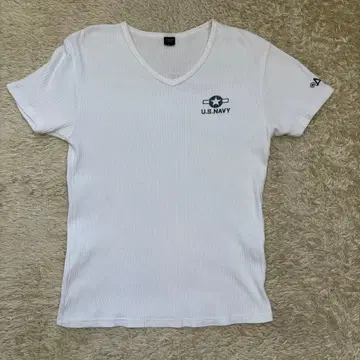 [ Y2K ] AVIREX U.S.NAVY 블루엔젤스 리브 T셔츠 L