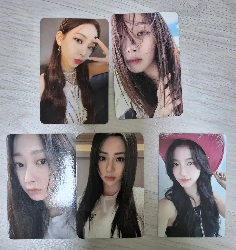 여돌 포카 일괄 판매 에스파 르세라핌 카리나 지젤 카즈하 허윤진