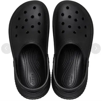 최종 가격! Crocs 스톰프 크로그 블랙