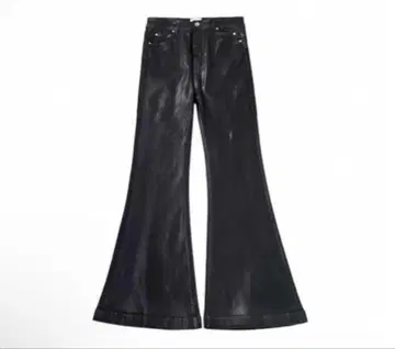 archive black coating flare denim opium