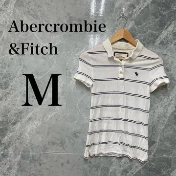Abercrombie&Fitch 여성용 M 보더 피케 셔츠 새상품급