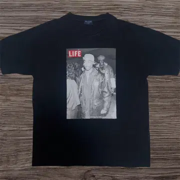 초레어 2PAC LIFE 티셔츠 backnumber
