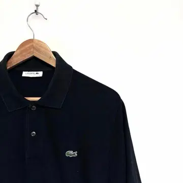 LACOSTE L1212A 피케 셔츠 6 블랙 블랙 일본제