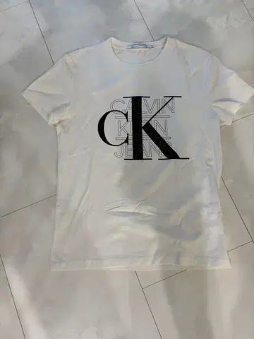 Calvin Klein Jeans 로고T셔츠 화이트