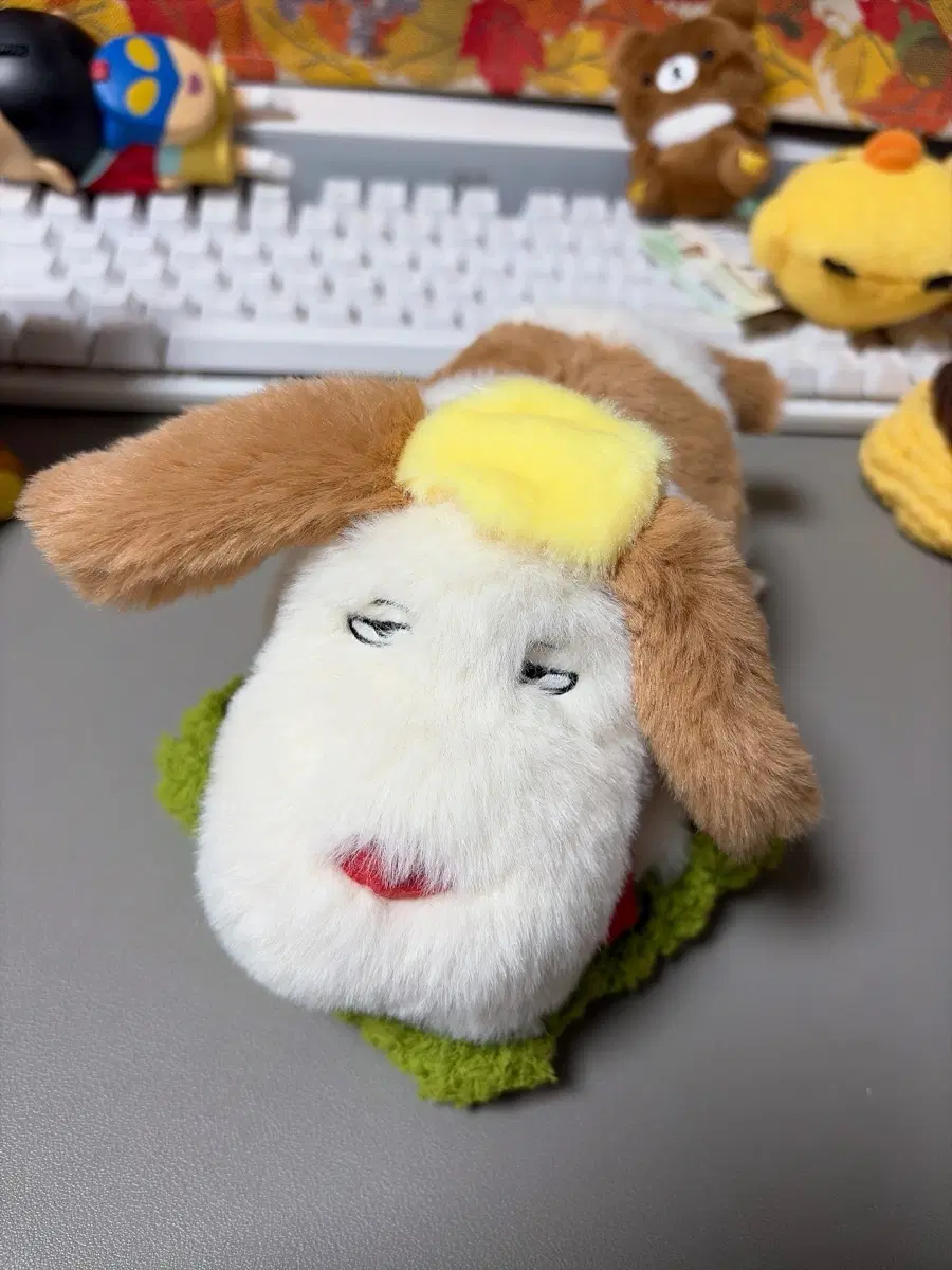 지브리 힌 인형 + 잔디색코스터