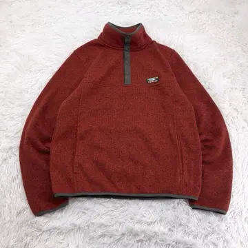 L.L.Bean 하프 버튼 플리스 엘엘빈 S