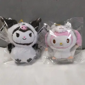 산리오 홋카이도 한정 북쪽의 애니멀 봉제 인형 스트랩 2종 세트