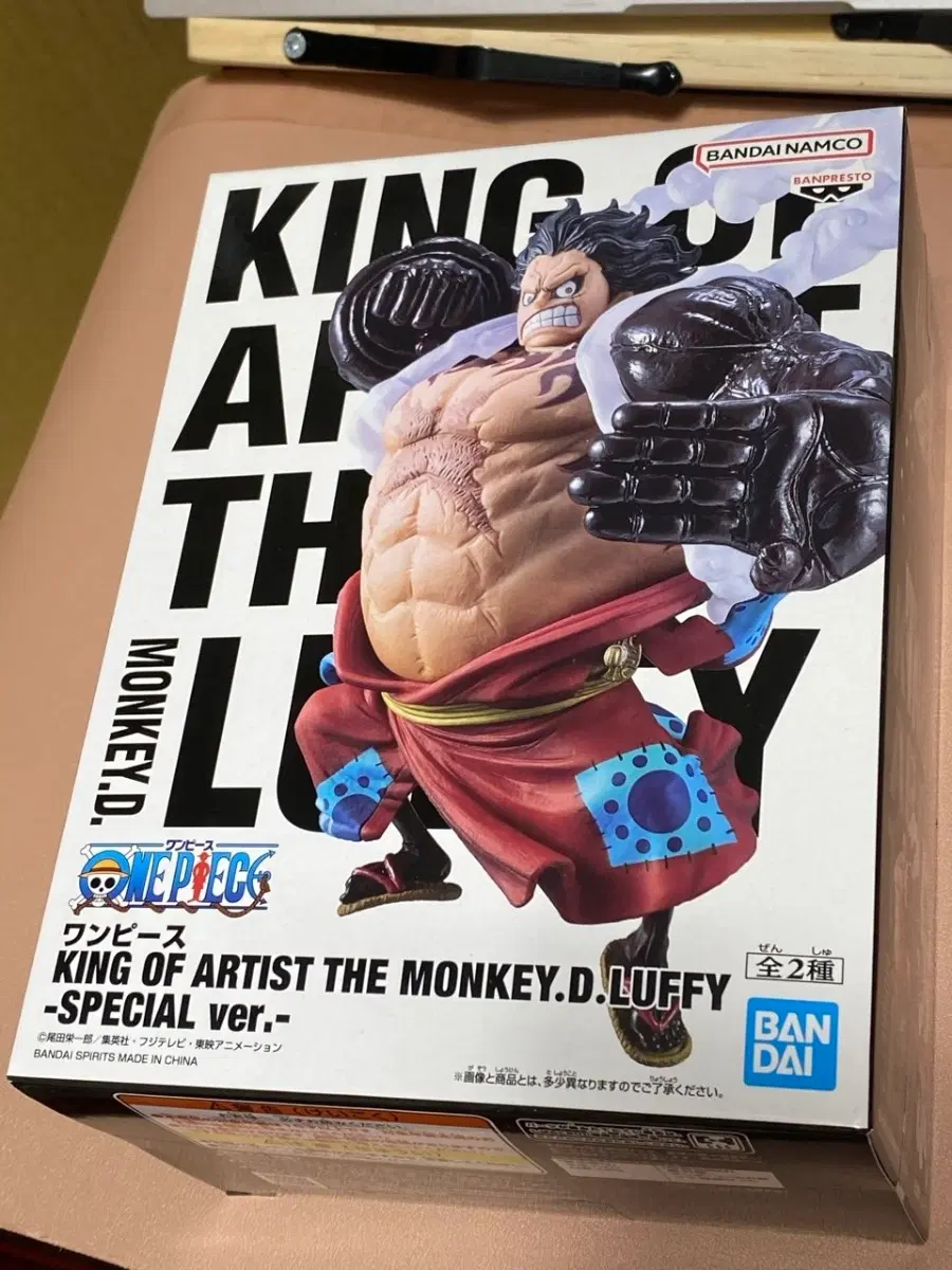 새상품) 원피스 킹오아 기어4 몽키D루피 피규어 킹오브아티스트