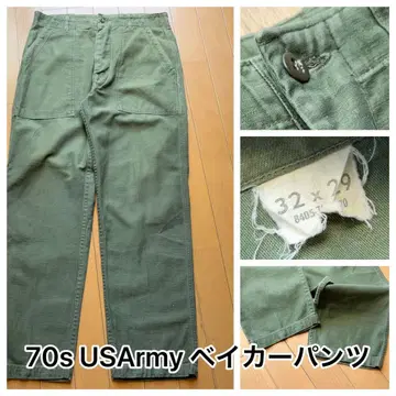 70s US ARMY 베이커 팬츠 OG107 미군 실물