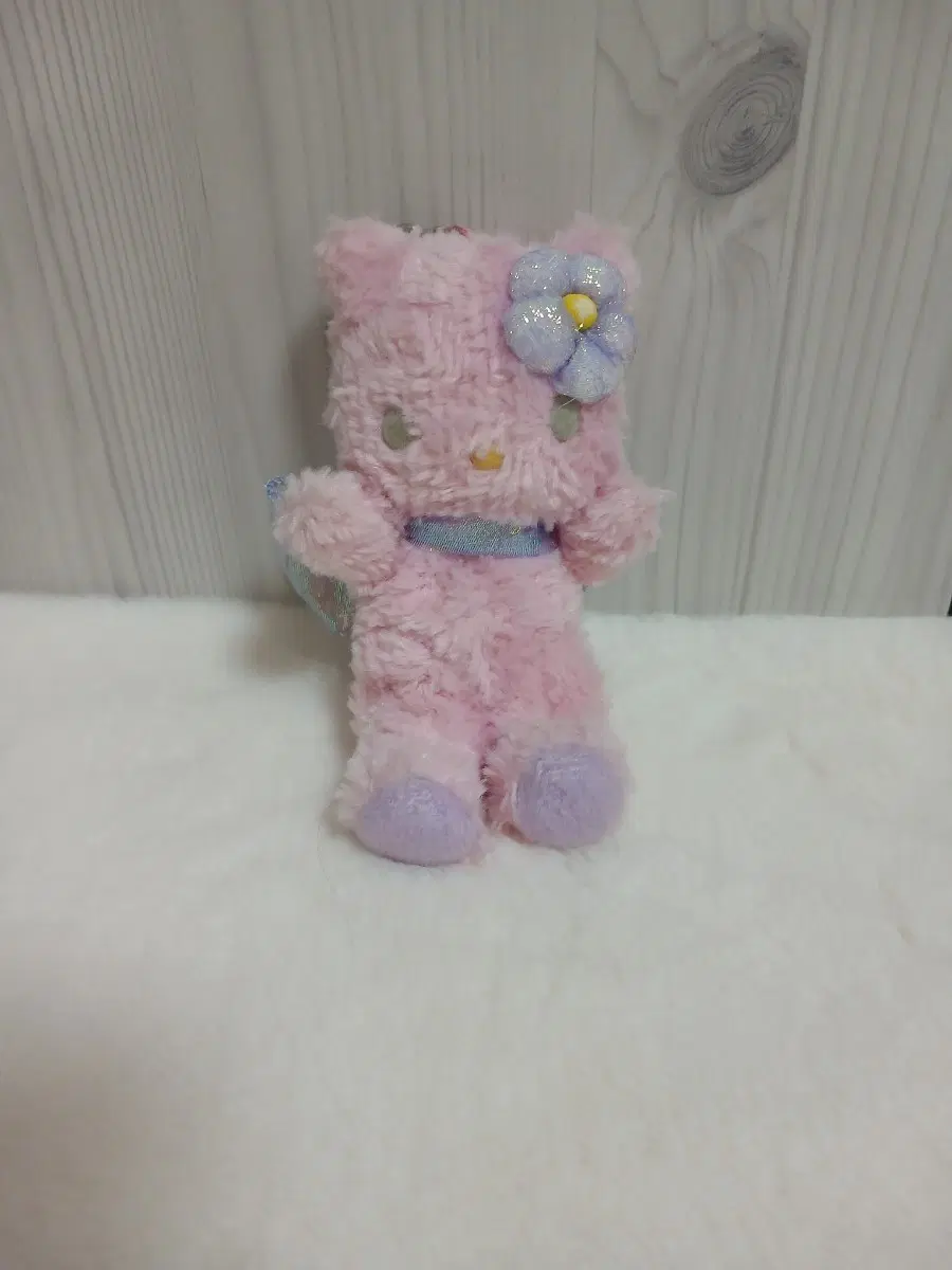 고전 키티 인형 모모베리 핑크 꽃