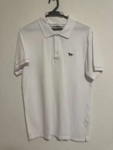 메종 키츠네 피케 셔츠 화이트 S