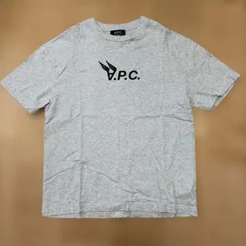 초레어 새상품급! A.P.C. 역로고 프린트 T셔츠 그레이 XS 윙
