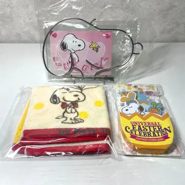 SNOOPY 세트 3점 미사용품