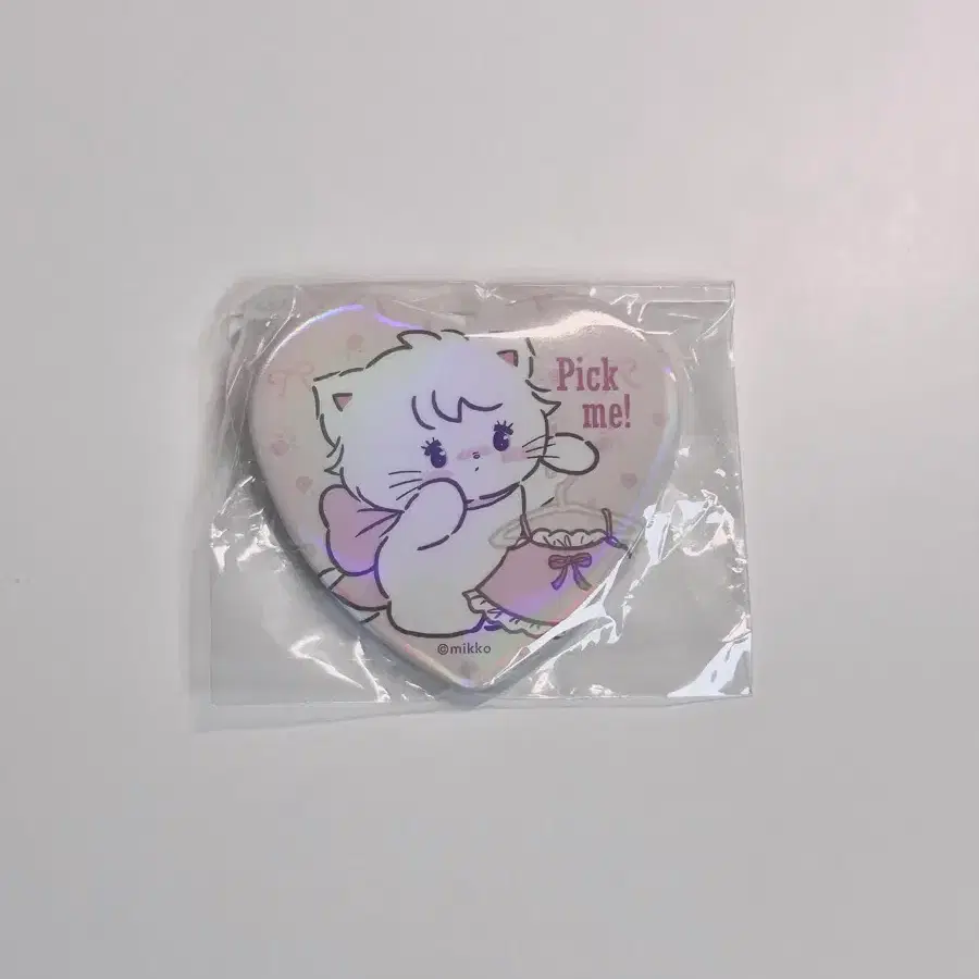미코캐릭터즈 무스 하트 캔뱃지