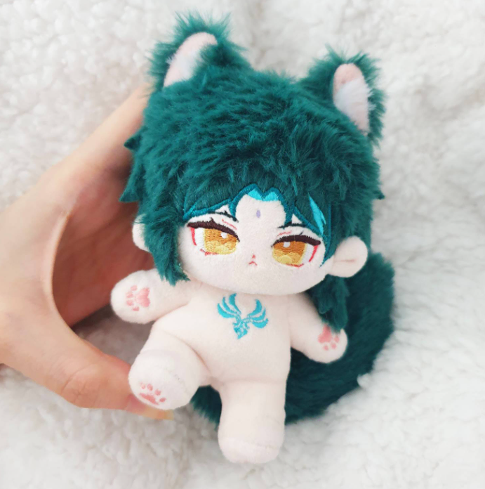 원신 소 콩냥소 10cm 10깅 솜인형 (뼈깅)